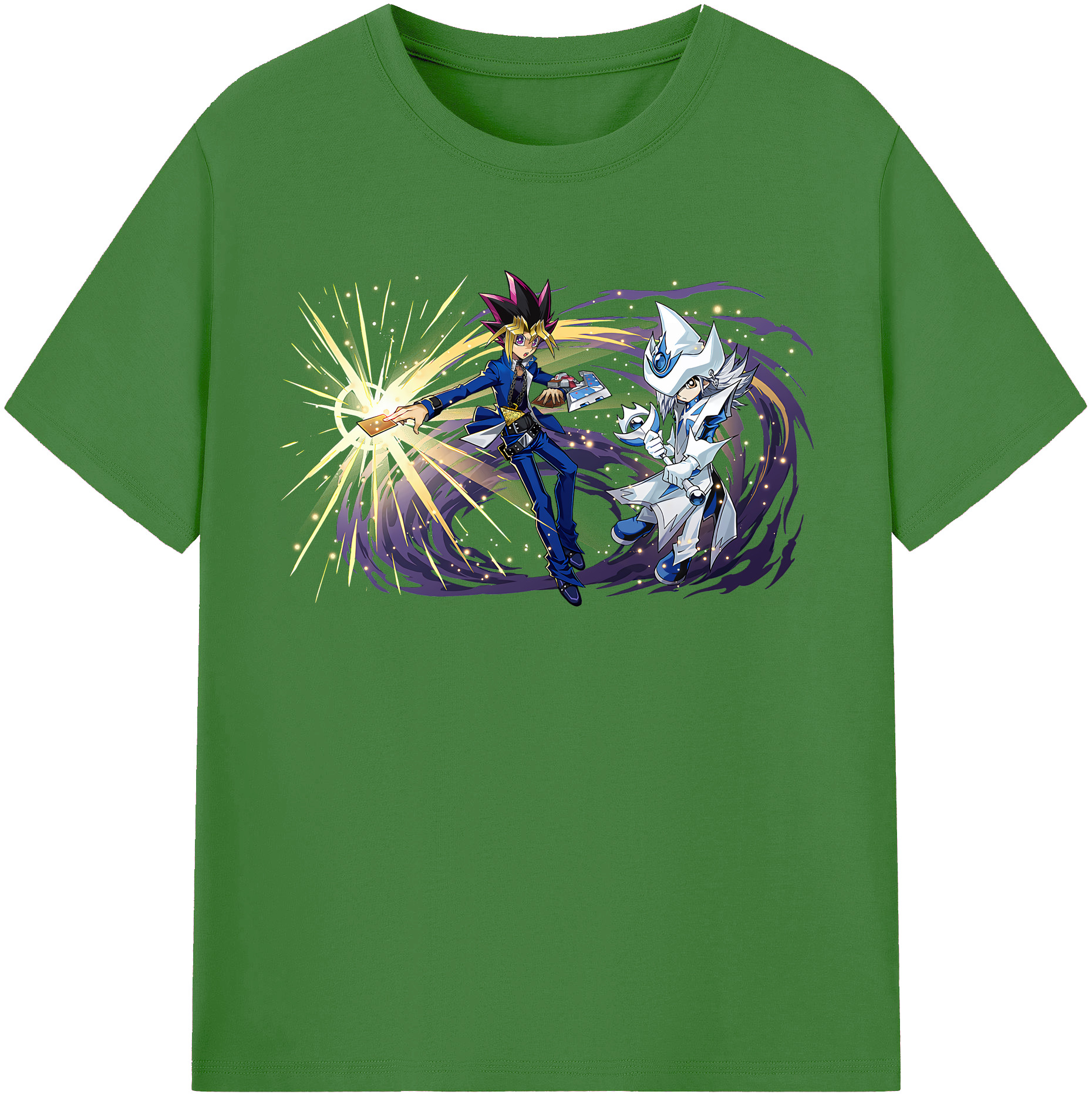（画像用） 遊☆戯☆王 Yu-Gi-Oh! レディースカジュアルプリントTシャツ（綿100％）